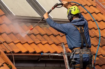 Démoussage et hydrofuge de toiture à Jozerand